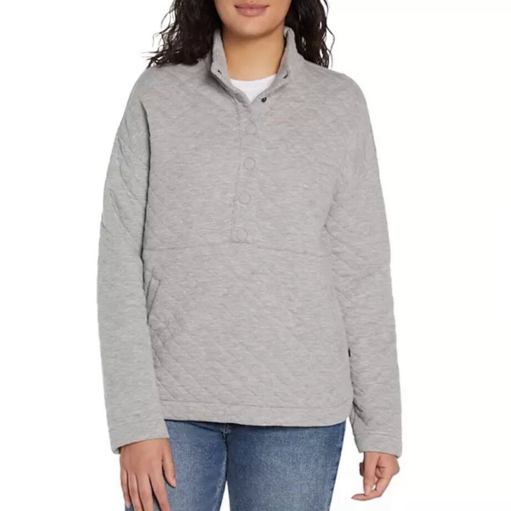 NWT Eddie Bauer Relaxed Fit Quilted Pullover - Picture 4 of 13